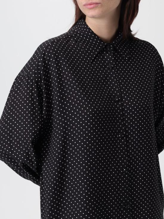 25FW 마 데 마가리타스 블라우스 MMABW01305 NE102 Black - MAR DE MARGARITAS