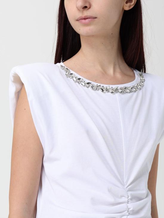 25FW 리우조 반팔 티셔츠 UF5263J6308 11111 White - LIU JO