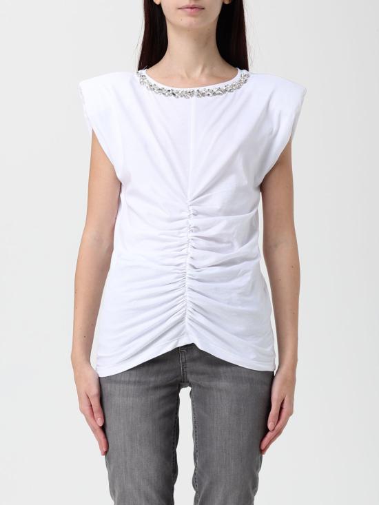 25FW 리우조 반팔 티셔츠 UF5263J6308 11111 White