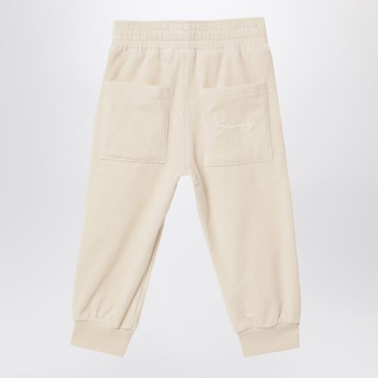 25FW [키즈] 지방시 스트레이트 팬츠 H30924 CCO White - GIVENCHY