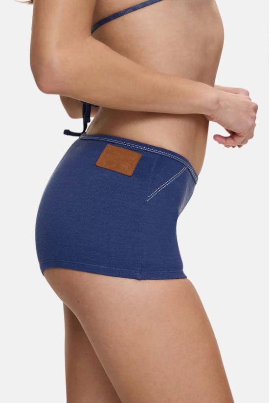  프랭키 비키니 비키니 수영복 프랭키스 비키니 캐스터 데님 바텀 - FRANKIES BIKINIS