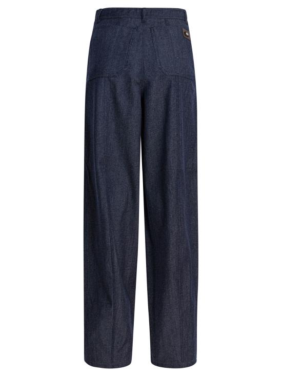 25FW 막스마라 스트레이트 팬츠 2521136022ABETAIA048 Blue - MAX MARA