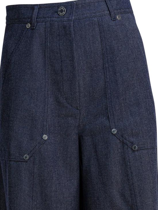 25FW 막스마라 스트레이트 팬츠 2521136022ABETAIA048 Blue - MAX MARA