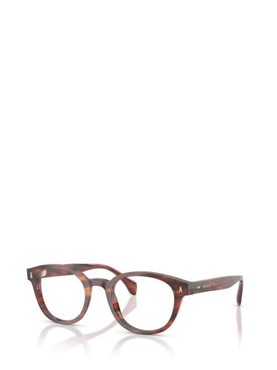 26FW 몽클레어 안경 ME2020 3034 SHINY STRIPED BROWN HAVANA - MONCLER