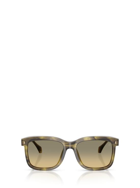 26FW 몽클레어 선글라스 ME6018 3027L0 SHINY GREEN STRIPED HAVANA