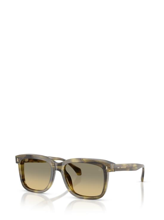 26FW 몽클레어 선글라스 ME6018 3027L0 SHINY GREEN STRIPED HAVANA - MONCLER
