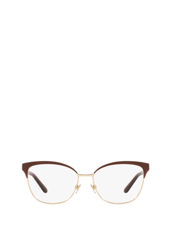 25FW 랄프 로렌 안경 RL5099 9395 SHINY DARK RED ON PALE GOLD