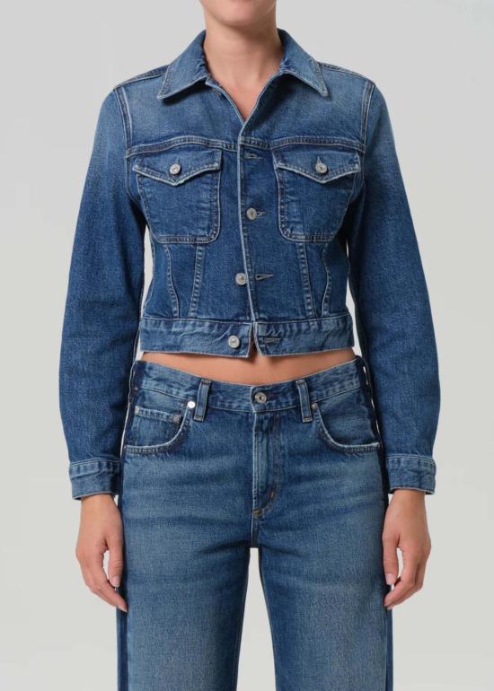  시티즌 오브 휴머니티 데님 자켓 샤리스 슈렁큰 재킷 - CITIZEN OF HUMANITY