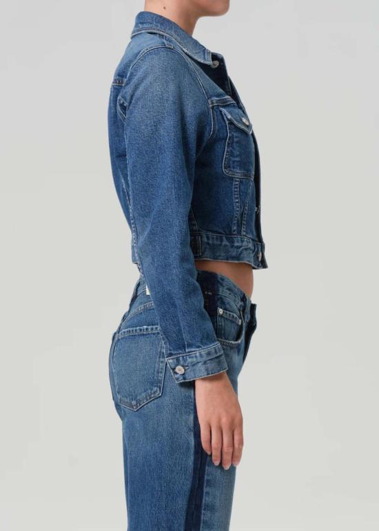  시티즌 오브 휴머니티 데님 자켓 샤리스 슈렁큰 재킷 - CITIZEN OF HUMANITY