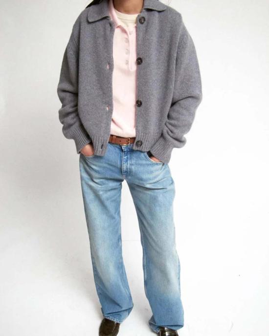  도우터 자켓 &Daughter 위니 칼라 재킷 그레이 - &DAUGHTER