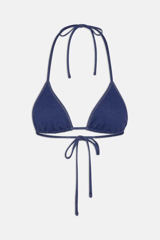  프랭키 비키니 비키니 수영복 프랭키스 비키니 닉 데님 비키니 탑 - FRANKIES BIKINIS