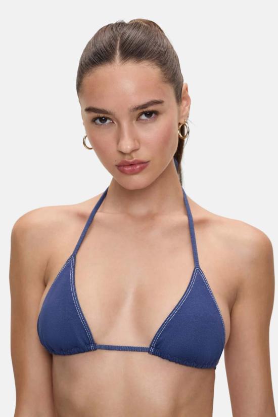  프랭키 비키니 비키니 수영복 프랭키스 비키니 닉 데님 비키니 탑 - FRANKIES BIKINIS