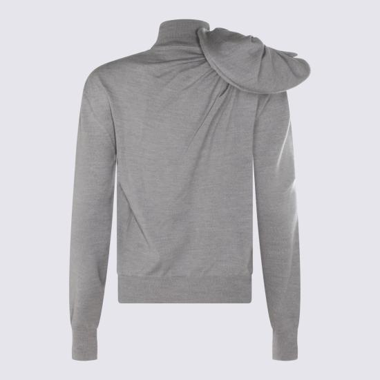 25FW 모스키노 터틀넥 252D090354010486 GREY - MOSCHINO