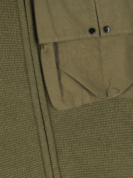 25FW 씨피 컴퍼니 램스울 믹스드 익스플로러 스웨터 램스울 믹스드 익스플로러  19CMKN245A110149M652 GREEN - C.P. COMPANY