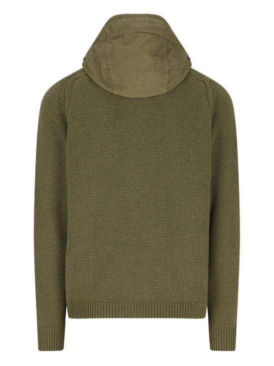 25FW 씨피 컴퍼니 램스울 믹스드 익스플로러 스웨터 19CMKN245A110149M652 GREEN - C.P. COMPANY