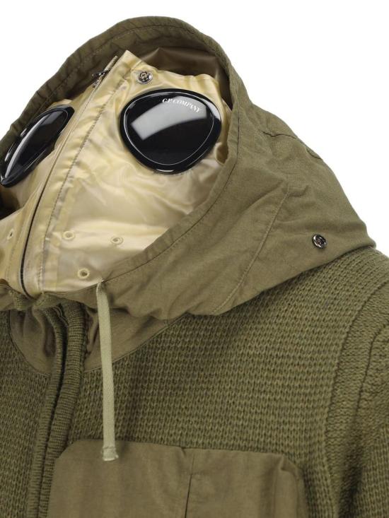 25FW 씨피 컴퍼니 램스울 믹스드 익스플로러 스웨터 19CMKN245A110149M652 GREEN - C.P. COMPANY