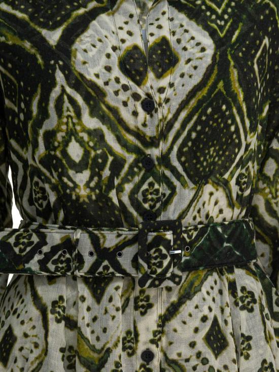 25FW 사만다 성 원피스 ASTERTIE DYE MALDIVES IVORY OLIVE GREEN - SAMANTHA SUNG