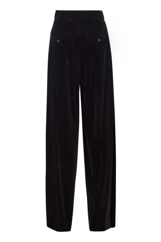 25FW 막스마라 스트레이트 팬츠 2521136403600 003 Black - MAX MARA