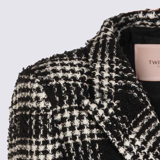 25FW 트윈셋 수트 자켓 252TT2111S2091512876 BIG CHECK NERO - TWINSET