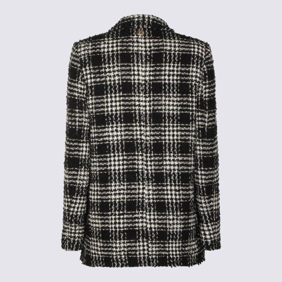 25FW 트윈셋 수트 자켓 252TT2111S2091512876 BIG CHECK NERO - TWINSET