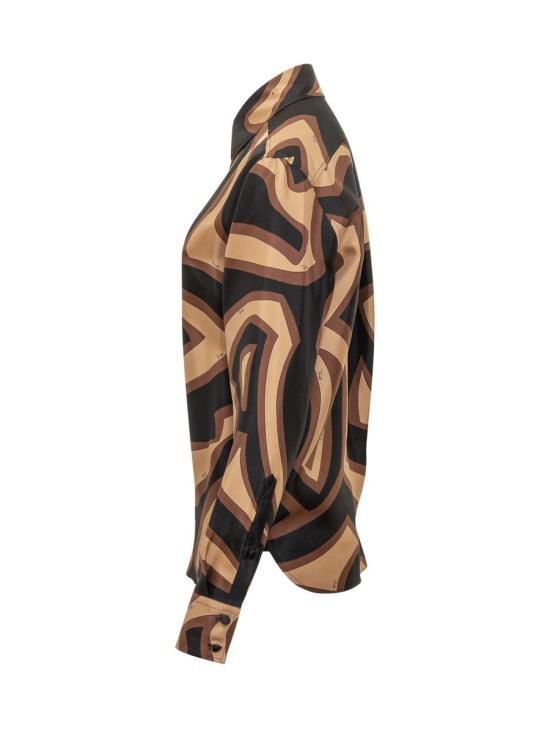 25FW 푸찌 블라우스 5URJ095U741 049 BROWN - PUCCI