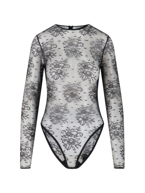 25FW 돌체앤가바나 바디수트 티셔츠 F79BPT FLREXN0000 Black