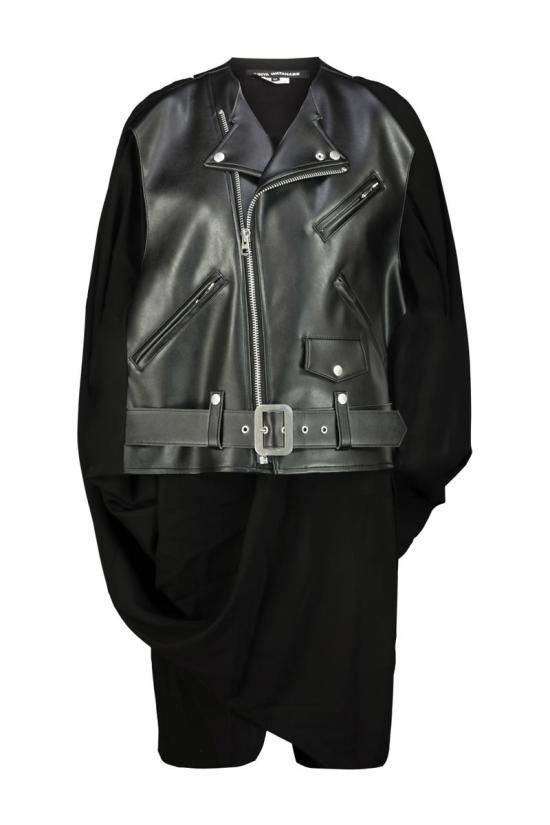 25FW 와타나베 준야 바이커 자켓 JP O003 W25 Black