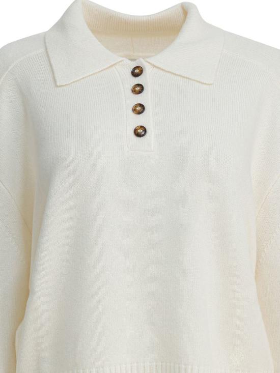 25FW 루루 드 세종 탑 HOMERE LDSIVORY WHITE - LOULOU DE SAISON