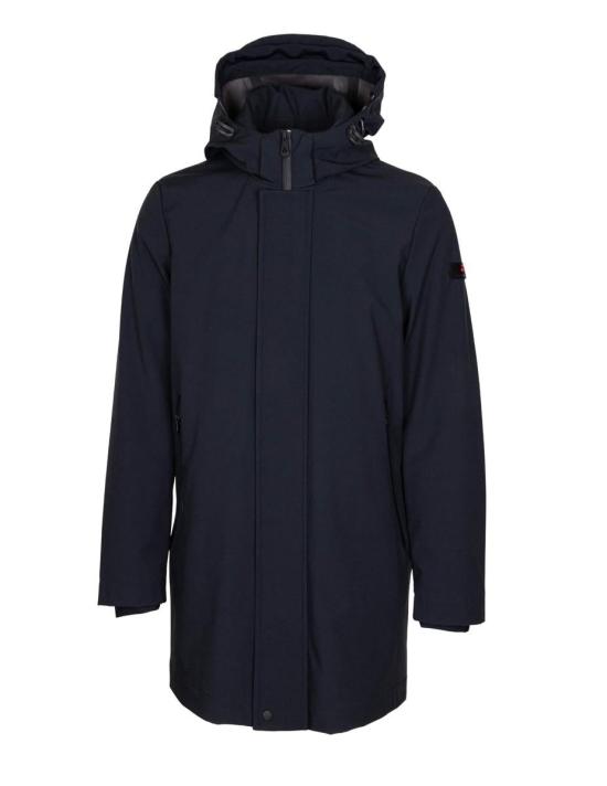 25FW 페트레이 알발리 KP 01 미니멀 테크니컬 3중 구조 트렌치코트 PEU4365 01191511 NER Black