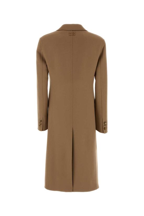 25FW 미우미우 코트 MS2104SOOO15Q8 F0040 Camel - MIU MIU