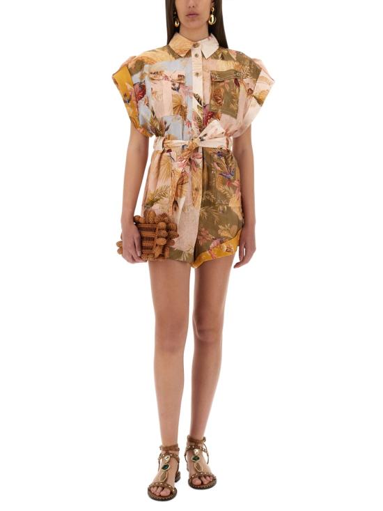 25FW 짐머만 점프수트 4235YSS253 SPLI MULTICOLOUR - ZIMMERMANN