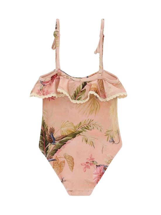 25FW [키즈] 짐머만 원피스 수영복 3110WSS251K PKPFL PINK - ZIMMERMANN