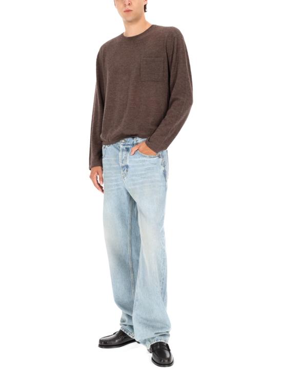 26SS 아크네 스튜디오 캐시미어 니트 B60354 BZH BROWN - ACNE STUDIOS