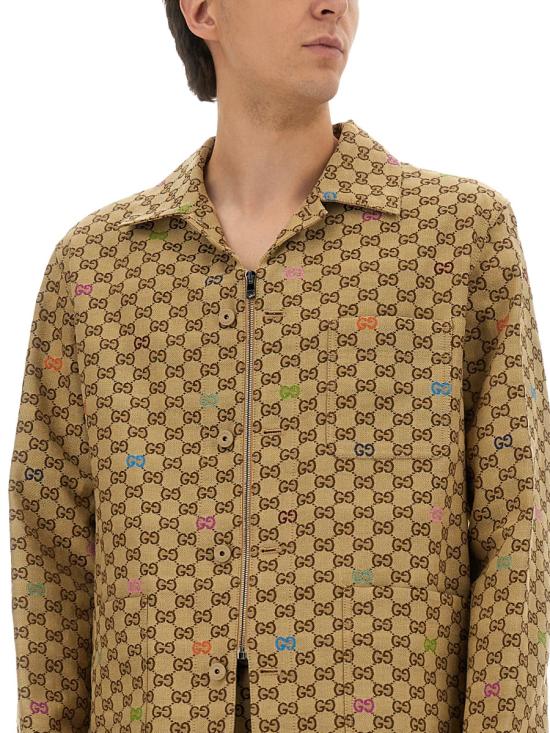26FW 구찌 캔버스 자켓 833305 ZAS812137 BEIGE - GUCCI