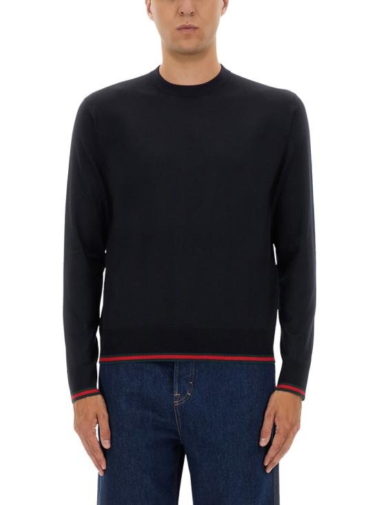 26FW 구찌 웹 울 스웨터 814531 XKE0U4060 BLUE