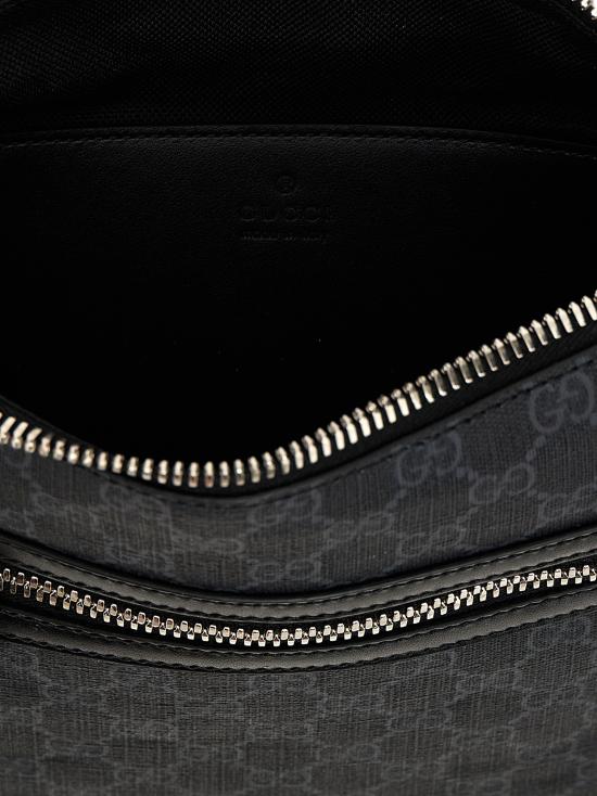 25FW 구찌 GG 수프림 크로스백 792082 FADJA1042 BLACK - GUCCI