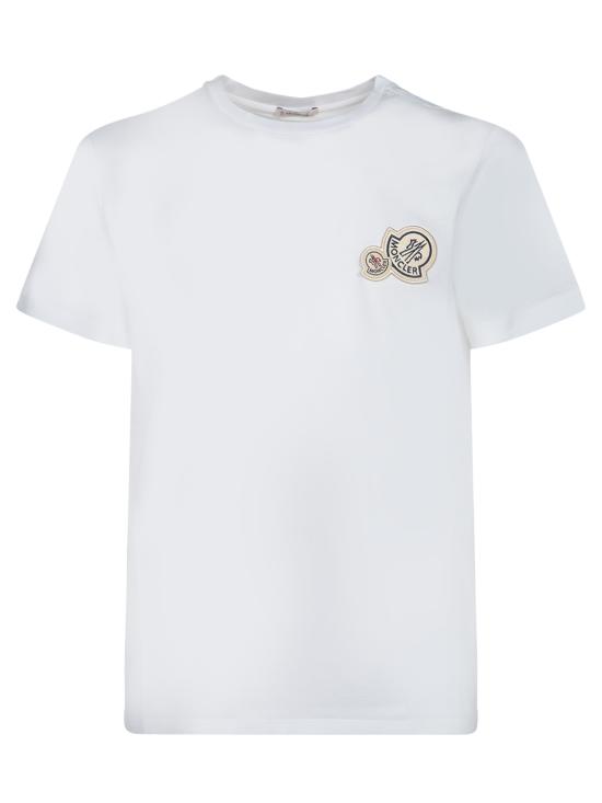 25FW 몽클레어 반팔 티셔츠 8C00035 8390Y001 WHITE