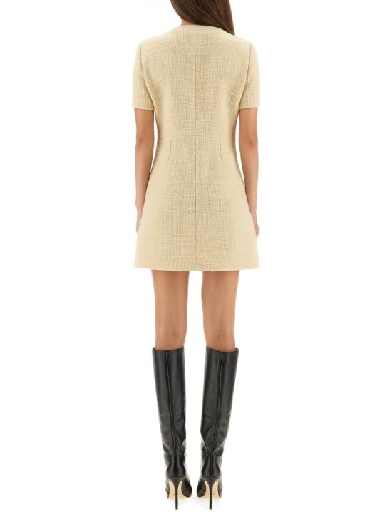 26FW 구찌 텍스처드 트위드 드레스 827310 ZASX29208 BEIGE - GUCCI