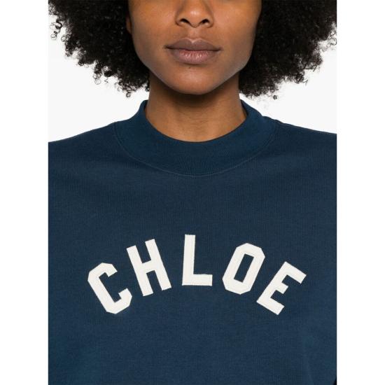 25FW 끌로에 스웨터 24AJH12192 4C6 BLUE - CHLOE