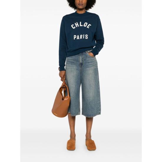 25FW 끌로에 스웨터 24AJH12192 4C6 BLUE - CHLOE