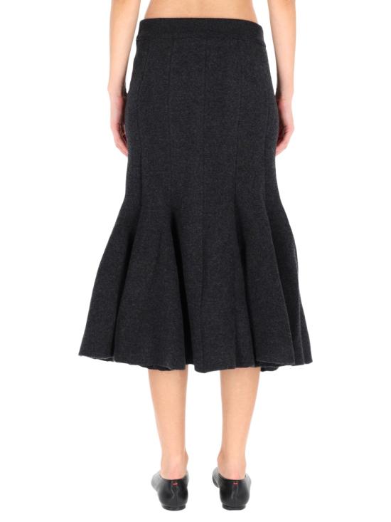 26SS 보테가베네타 미디 스커트 833850 V33N01370 GREY - BOTTEGA VENETA