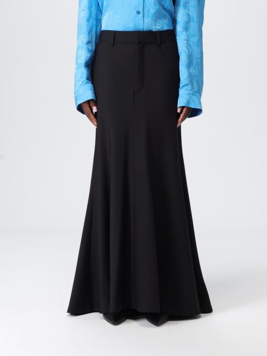 25FW 발렌시아가 롱 스커트 850662 TJT211000 BLACK