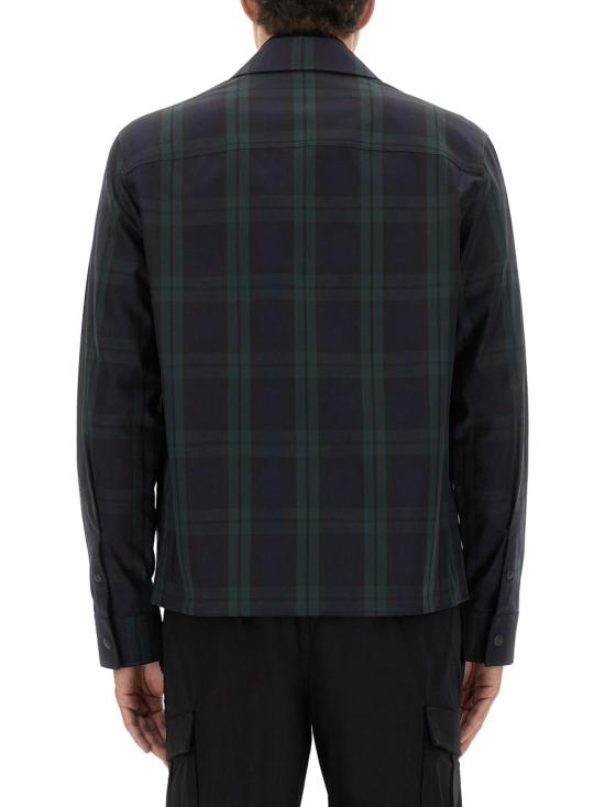 26FW 몽클레어 체크 코튼 개버딘 롱슬리브 셔츠 2F00007 M7484F98 BLACK - MONCLER