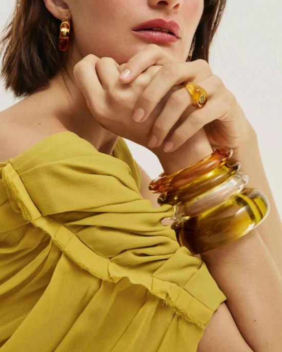  리지 포르투나토 팔찌 리지 커프 애플 - LIZZIE FORTUNATO