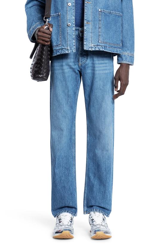 25FW 보테가베네타 스트레이트 팬츠 813511 V42W04715 BLUE - BOTTEGA VENETA