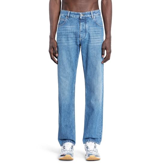 25FW 보테가베네타 스트레이트 팬츠 813511 V42W04715 BLUE