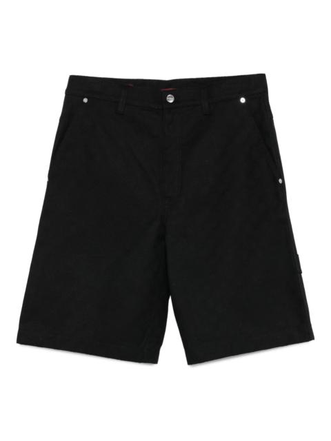 26FW 구찌 코튼 플랫 프론트 버뮤다 쇼츠 832377 XDDCG1000 BLACK