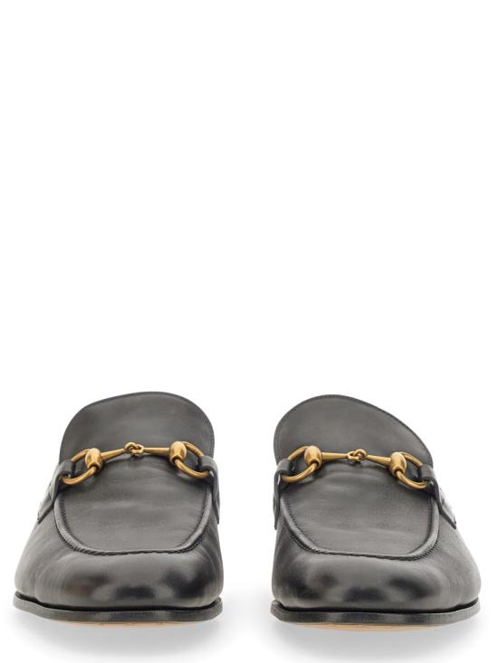 26SS 구찌 조던 레더 로퍼 406994 BLM001000 BLACK - GUCCI