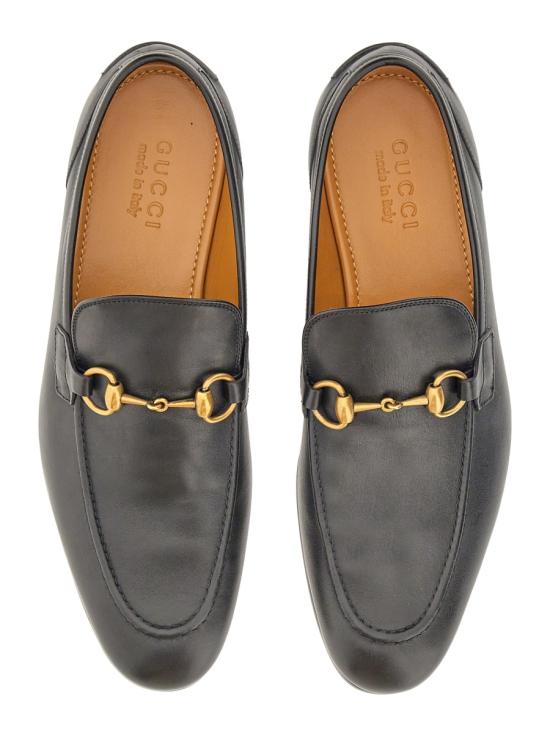 26SS 구찌 조던 레더 로퍼 406994 BLM001000 BLACK - GUCCI