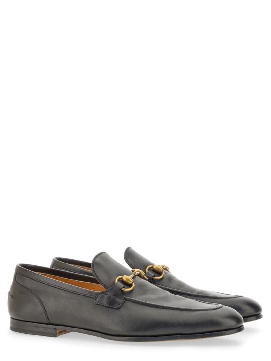 26SS 구찌 조던 레더 로퍼 406994 BLM001000 BLACK - GUCCI